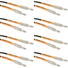 Балансный патч-кабель Pro Co BP-30 Excellines, штекер TRS — штекер TRS, упаковка из 8 шт., длина 30 футов
