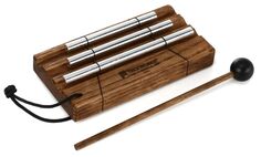 Treeworks Tre420 — 3-нотный энергетический колокольчик для медитации с деревянным бойком