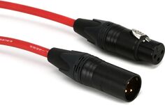 Кабель Pro Co Quad XLR — 10 футов, красный