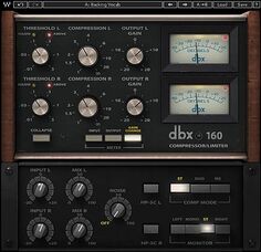 Плагин компрессора/лимитера Waves dbx 160