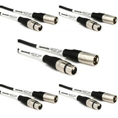 Микрофонный кабель Pro Co EXM-75 Excellines — 75 футов (5 шт.)
