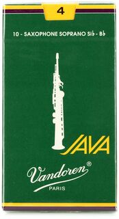 Vandoren SR304 — Трости для саксофона-сопрано JAVA — 4,0 (10 шт.)