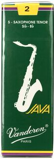Vandoren SR272 — Зеленые трости для тенор-саксофона JAVA — 2,0 (5 шт.)