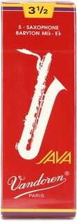 Vandoren SR3435R — красные трости для баритона JAVA для саксофона — 3,5 (5 шт.)