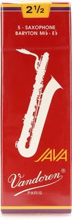 Vandoren SR3425R — красные трости для баритона-саксофона JAVA — 2,5 шт. (5 шт.)