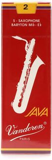 Vandoren SR342R — красные трости для баритона-саксофона JAVA — 2,0 (5 шт.)