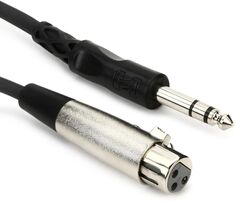 Кабель с разъемом XLR Hosa STX-110F и штекером TRS 1/4 дюйма — 10 футов