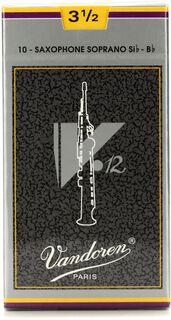 Vandoren SR6035 — Трости для саксофона-сопрано V12 — 3,5 (10 шт.)