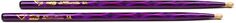 Голени Vater Color Wrap Hickory - 5A - Деревянный наконечник - Purple Optic