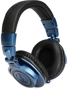 Audio-Technica ATH-M50xDS Студийные мониторинговые наушники закрытого типа — Deep Sea Blue, ограниченная серия