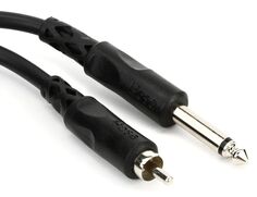 Соединительный кабель Hosa CPR-110 — штекер TS 1/4 дюйма к штекеру RCA — 10 футов