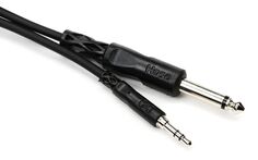 Соединительный кабель Hosa CMP-105 — штекер TRS 3,5 мм на штекер TS 1/4 дюйма — 5 футов