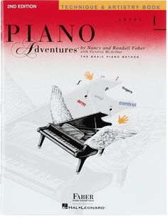 Faber Piano Adventures Level 1 - Книга по технике и артистизму, 2-е издание