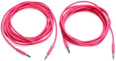 Патч-кабель Nazca Audio Noodles Eurorack, штекер 3,5 мм TS на штекер TS 3,5 мм — 300 см, розовый