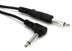 Соединительный кабель Hosa CPP-105R — вилка TS 1/4 дюйма с прямоугольной вилкой TS 1/4 дюйма — 5 футов