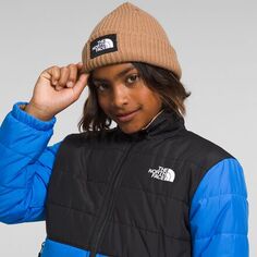 Шапка на соленой подкладке - детская The North Face, цвет Almond Butter