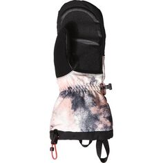 Лыжные варежки Montana женские The North Face, цвет Pink Moss Faded Dye Camo Print