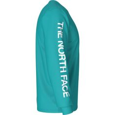 Футболка Hit с длинными рукавами и рисунком мужская The North Face, цвет Apres Blue/TNF White