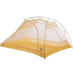 Палатка Tiger Wall UL3: 3-местная, 3-сезонная Big Agnes, серый/желтый