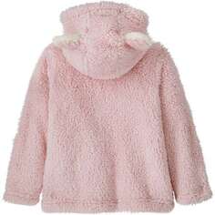 Флисовая куртка с капюшоном Furry Friends — для малышей Patagonia, цвет Peaceful Pink