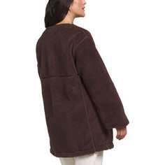 Пальто с экстремальным ворсом женское The North Face, цвет Coal Brown