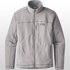 Флисовая куртка Micro D мужская Patagonia, цвет Feather Grey