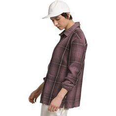 Универсальная куртка Valley из твила женская The North Face, цвет Fawn Grey Large Halfdome Shadow Plaid