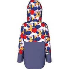 Утепленная куртка Freedom – для малышей The North Face, цвет Cave Blue Collage Shapes Print