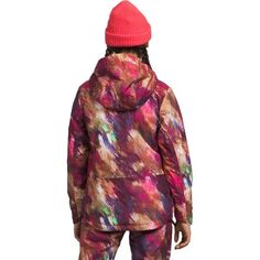 Утепленная куртка Freedom – для девочек The North Face, цвет Boysenberry Paint Lightening Small Print