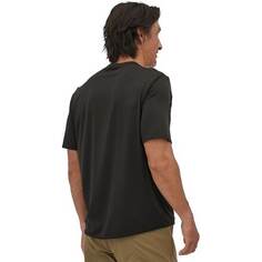 Capilene Cool повседневная рубашка с короткими рукавами и рисунком мужская Patagonia, цвет Alpine Icon/Black