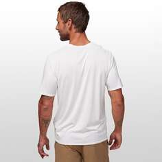 Capilene Cool повседневная рубашка с короткими рукавами мужская Patagonia, белый