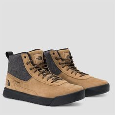 Кроссовки Larimer Mid WP SE мужские The North Face, цвет Almond Butter/TNF Black