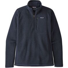 Флисовая куртка Better Sweater с молнией 1/4 мужская Patagonia, темно-синий