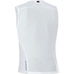 Рубашка без рукавов в базовом слое Windstopper мужская GOREWEAR, светло-серый/белый