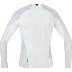 Рубашка с длинными рукавами в базовом слое Windstopper мужская GOREWEAR, светло-серый/белый
