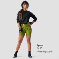 Велосипедные шорты Slickrock 7 дюймов женские Backcountry, цвет Calla Green