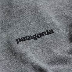 Футболка Responsibili с логотипом P-6 мужская Patagonia, цвет Gravel Heather