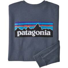 Футболка Responsibili с логотипом P-6 мужская Patagonia, цвет Plume Grey