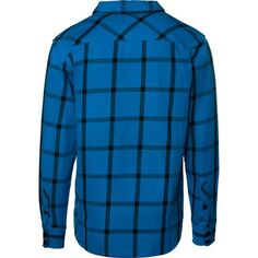 Рубашка в клетку Field мужская Topo Designs, синий/черный