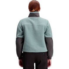 Флисовый пуловер Mountain женский Topo Designs, цвет Slate Blue/Charcoal