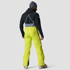 Гибридные туристические брюки GORE-TEX WINDSTOPPER мужские Backcountry, цвет Lime Punch