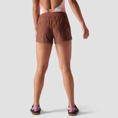 Короткие шорты Destination (3,5 дюйма) женские Backcountry, цвет Brunette