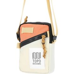 Мини-сумка через плечо Topo Designs, цвет Bone White/Coral