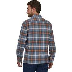Фланелевая рубашка MW Fjord из органического хлопка с длинными рукавами мужская Patagonia, цвет Forage: Plume Grey