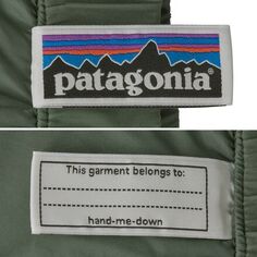 Стеганые джоггеры с пышной юбкой – для малышей Patagonia, цвет Hemlock Green