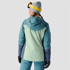 Утепленная эластичная куртка Last Chair женская Backcountry, цвет Goblin Blue/Reseda/Turbulence