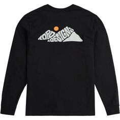 Рубашка Rugged Peaks с длинными рукавами мужская Topo Designs, черный
