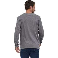 Легкая футболка Henley из регенеративного органического хлопка – мужская Patagonia, цвет Noble Grey