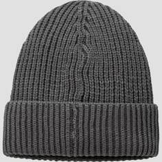 Вязаная шапка в рубчик Backcountry, средне-серый