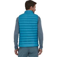 Пуховой жилет-свитер мужской Patagonia, цвет Anacapa Blue